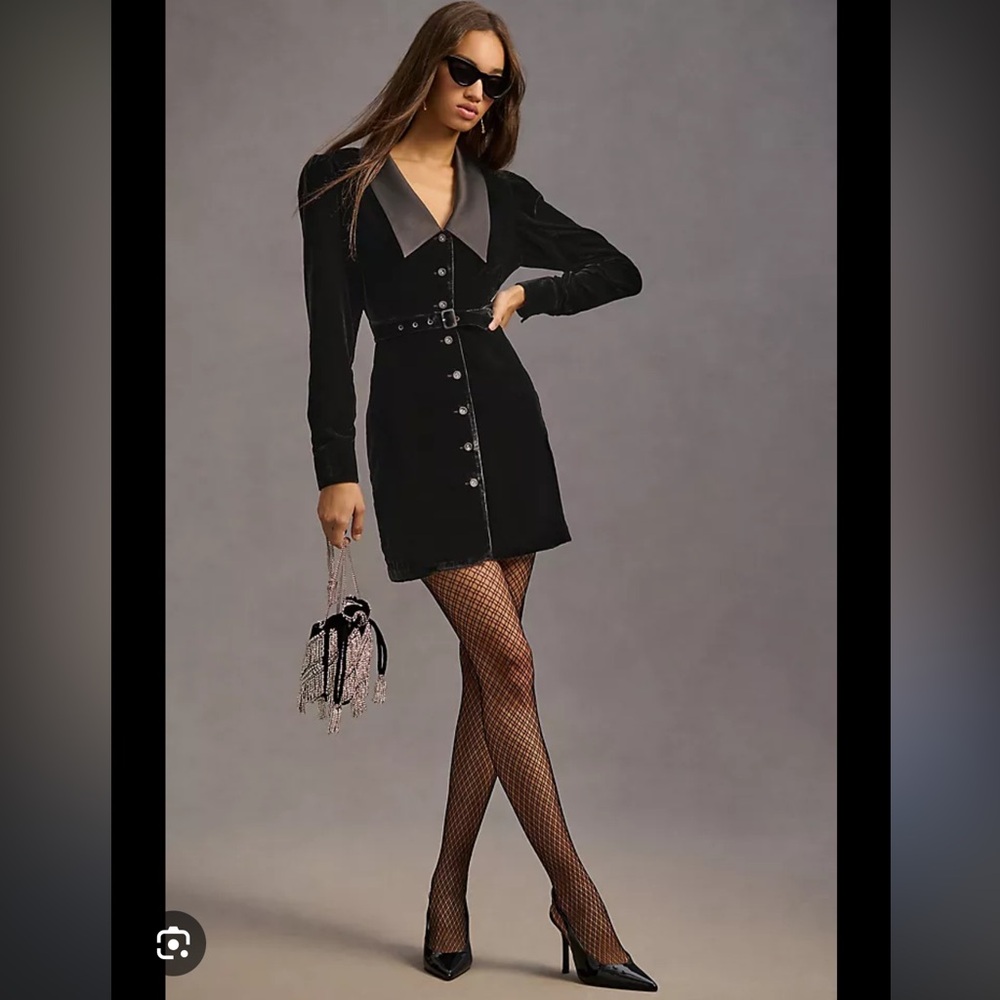 Favorite Daughter Black Mini Dress